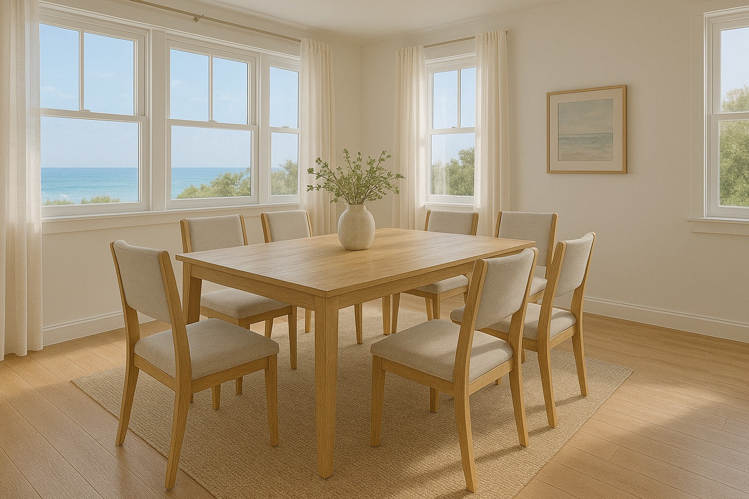 Coastal Oak Dining Table